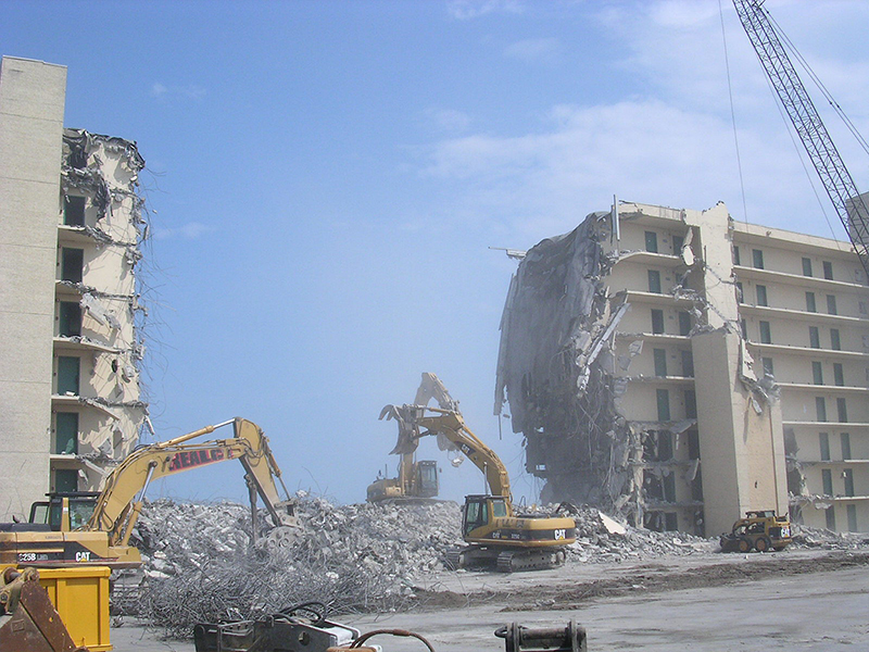 Demolition of hotel Jacksonville Florida